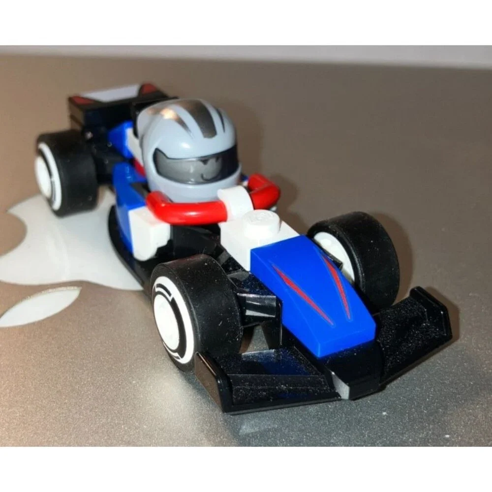 LEGO F1 Collectible Race Cars - VCARB F1 Team Race Car with Driver Helmet